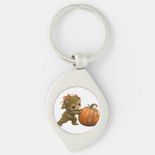 Porte-clés Citrouille de Lutin de Mousse