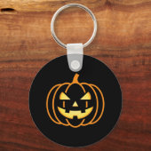 Porte-clés Citrouille d'Halloween classique (Recto)