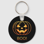 Porte-clés Citrouille d'Halloween classique (Verso)