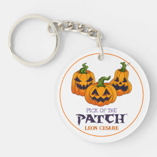 Porte-clés Citrouille d'Halloween de Jack O Lanterne Mignonne