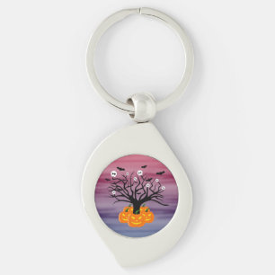 Porte-clés Citrouille d'Halloween Jack o’ Lanterne Dead Tree