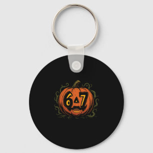 Porte-clés Citrouille d'Halloween Mème 67 - Six Sept Générati