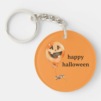 Porte-clés Citrouille d'Halloween mignonne