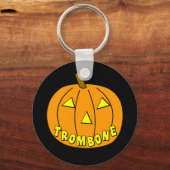 Porte-clés Citrouille d'Halloween Trombone (Recto)