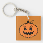Porte-clés Citrouille d'horreur Halloween (Devant)