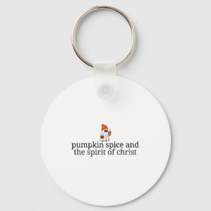 Porte-clés Citrouille Épicée Et L'Esprit Du Christ, Chrétien