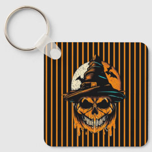 Porte-clés citrouille/Halloween/crâne/éffrayant
