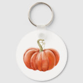 Porte-clés Citrouille Happy Friendsgiving brûlé orange chute (Verso)