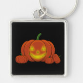 Porte-clés Citrouille Jack-o-lanterne (Devant)
