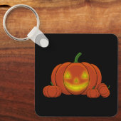 Porte-clés Citrouille Jack-o-lanterne (Recto)