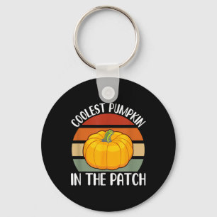 Porte-clés Citrouille Le Plus Coolle Dans Le Patch Halloween