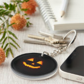 Porte-clés Citrouille lumineuse Jack O Lantern (Devant droit)