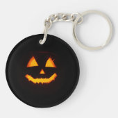Porte-clés Citrouille lumineuse Jack O Lantern (Dos)