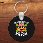 Porte-clés Citrouille Middle Soeur Du Patch Funny Hallowee (Recto)