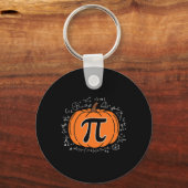 Porte-clés Citrouille Pi Pie Math Enseignant Funny Halloween (Recto)