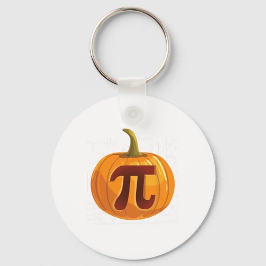 Porte-clés Citrouille Pie Math Fun Halloween Thanksgiving Pi (Recto)
