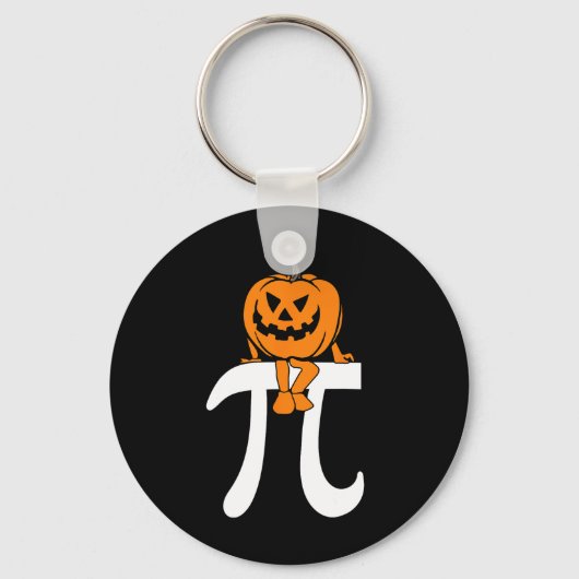 Porte-clés Citrouille Pie Math Funny Halloween Thanksgiving P (Recto)