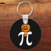 Porte-clés Citrouille Pie Math Funny Halloween Thanksgiving P (Recto)