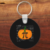 Porte-clés Citrouille Pie Math Funny Halloween Thanksgiving P (Recto)