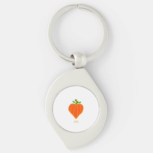 Porte-clés Citrouille Porte - clé de fréquence cardiaque (Devant)