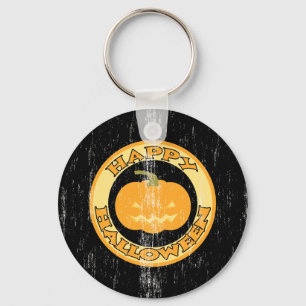 Porte-clés Citrouille Rétro Halloween