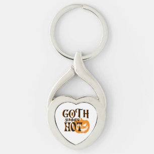 Porte-clés Citrouille souriante d'été gothique horrifique