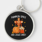 Porte-clés Citrouille Spice et Jésus-Christ (Devant)