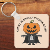Porte-clés Citrouille Vampire (Recto)
