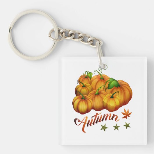 Porte-clés Citrouilles d'automne       (Devant)