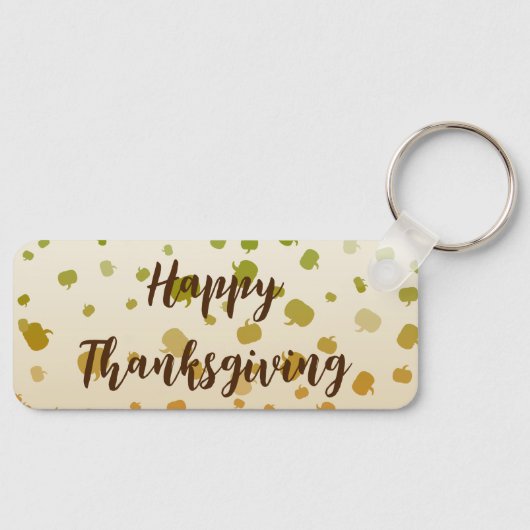 Porte-clés Citrouilles de Thanksgiving (Recto)