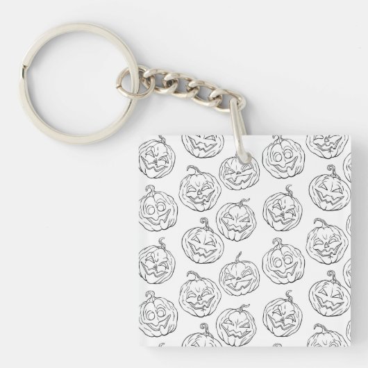 Porte-clés Citrouilles d'Halloween (Devant)