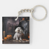 Porte-clés Citrouilles maltaises Halloween Épouvantables (Dos)
