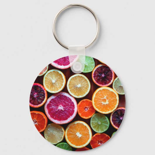 Porte-clés Citrus Dream Citron Lime Orange Fruit (Recto)