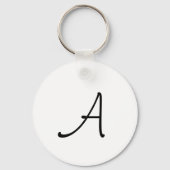 Porte-clés Citrus Orange Monogram porte - clé aluminium rond (Verso)