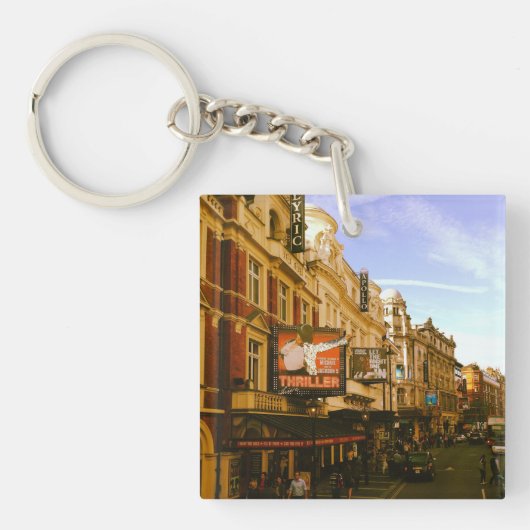 Porte-clés Cityscape Vintage urbain (Devant)