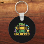 Porte-clés Ck To School 3rd Grade Boys Gamer First Day Of Thi (Recto)