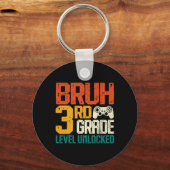 Porte-clés Ck To School 3rd Grade Gamer Bruh 3rd Grade Level (Recto)