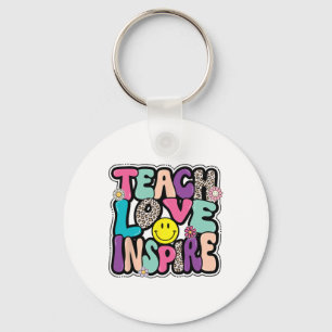 Porte-clés Ck To School Enseigner L'Amour Inspirer Les Enseig