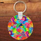 Porte-clés CKC Popsicle Swirls PORTE - CLÉ bleu (Recto)