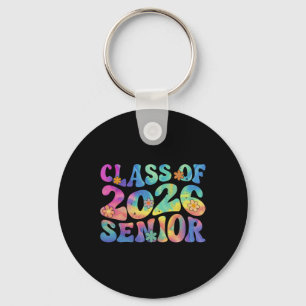 Porte-clés Cl de 2026 cravate teintée diplômé groovy grad S