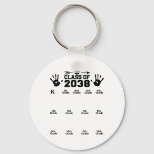 Porte-clés Cl De 2038 Croître Avec Moi Empreinte Pré K 12ème