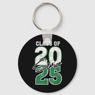 Porte-clés Cl Of 2025 Senior - Graduation 2025 Green