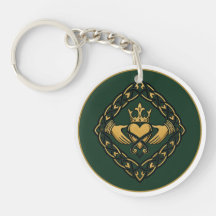 Claddagh en noir et or