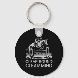 Porte-clés Clair Rond Clair esprit équestre