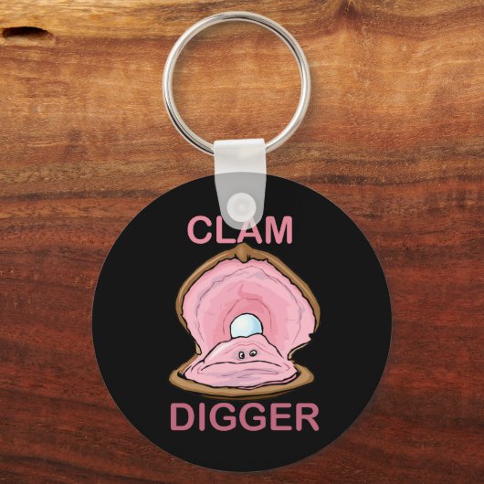 PORTE-CLÉS CLAM DIGGER (Recto)