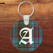 Porte-clés Clan Anderson Tartan Plaid Monogramme (Recto)