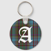 Porte-clés Clan Anderson Tartan Plaid Monogramme (Verso)
