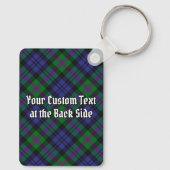 Porte-clés Clan Baird Crest sur Tartan (Verso)