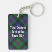 Porte-clés Clan Baird Crest sur Tartan (Dos)