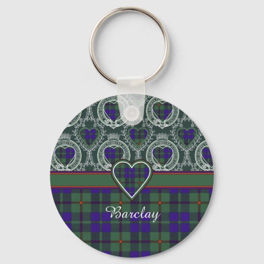 Porte-clés Clan barclay Plaid Scottish tartan (Recto)